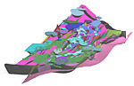 3D geological model of the Bendigo Zone
