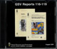 GSV Reports 116 - 119